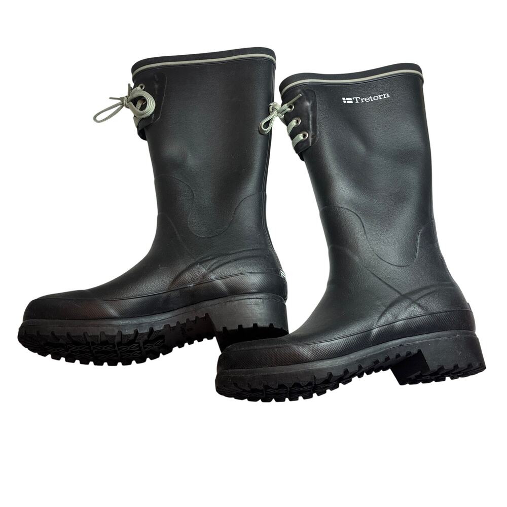 Tretorn Wellington Boots EU 35 US 5 EUC Rain Snow Waterproof Preppy Utility